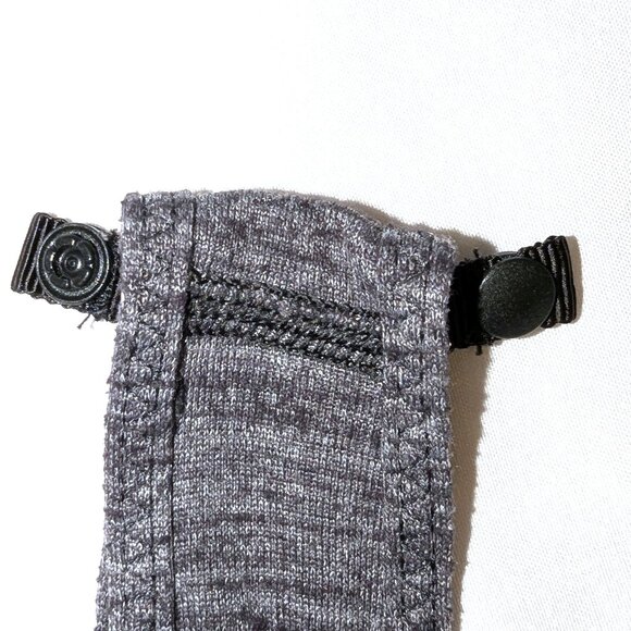 Lululemon | “Flip Your Dog Onesie” Jumpsuit Gray Top Black Pants | Size 4 - Picture 5 of 11